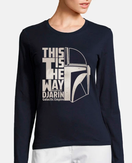 T-shirt mandalorian statement chrome