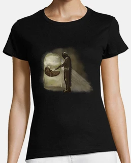 mandalorian color, short sleeve woman