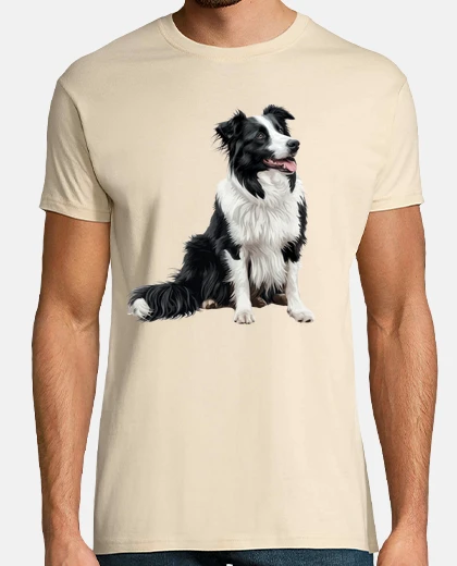 T-shirt mandrie di cani da guardia del border c