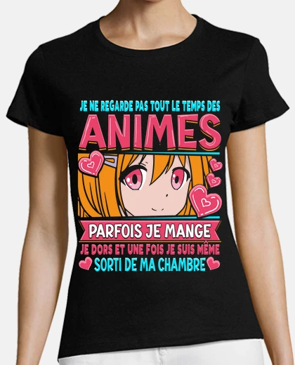 Tee-shirt Manga Anime Cosplay Otaku Japonais