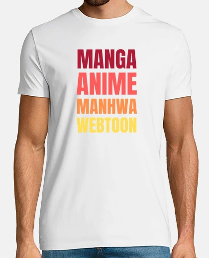 Tee-shirt Manga Anime Manhwa Webtoon Otaku Geek