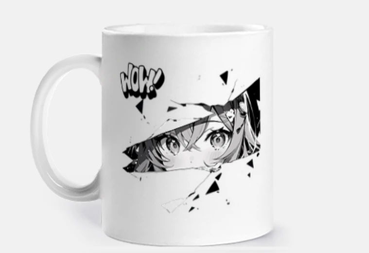 Mug Manga shonen shojo effet dechirure