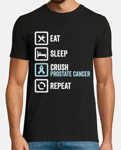 Tee-shirt manger dormir écraser le cancer de la p