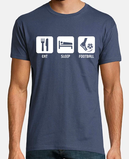 Tee-shirt manger, dormir, football