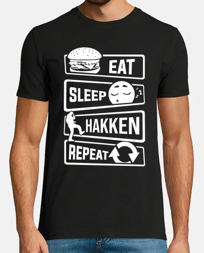 Tee-shirt manger sommeil hakken répéter gabber
