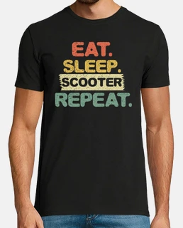 manger du sommeil répéter le scooter