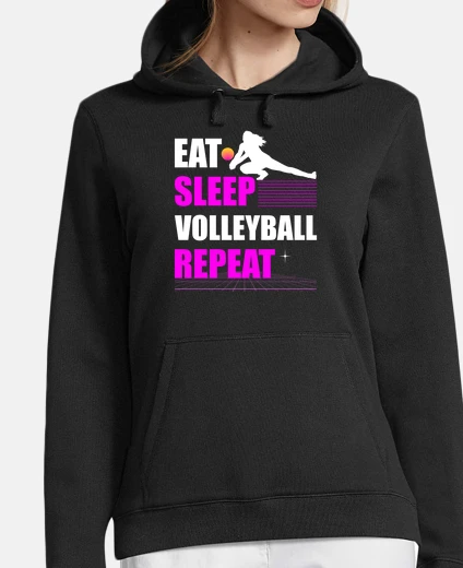 Felpa mangiare dormire pallavolo ripetere ann