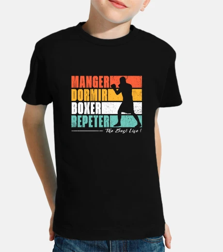 Abbigliamento mangiare dormire pugile ripetere fan de