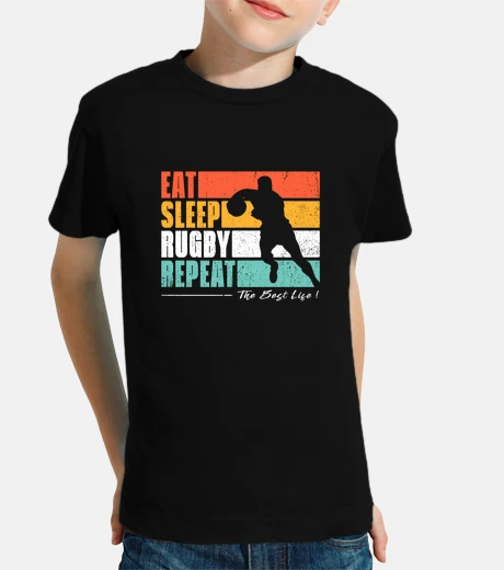 Abbigliamento mangiare dormire rugby provare fan rugb