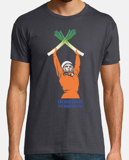 T-shirt mangiare verdure
