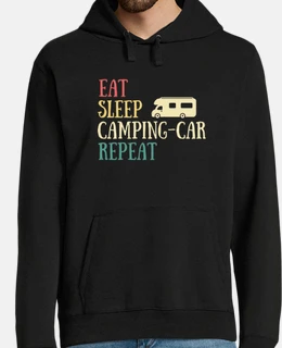 mangiare dormire camper umorismo pensio