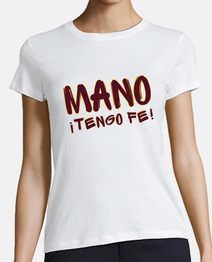 Playera Mano Tengo Fe - Vinotinto - Venezuela