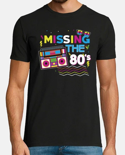 Tee-shirt manquer les années 80