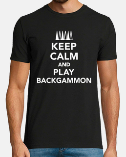 mantén la calma y juega al backgammon