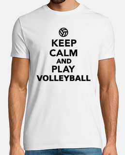 manten la calma y juega voleibol