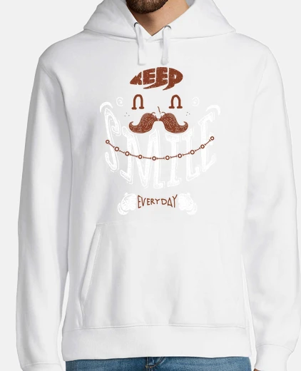 Sudadera mantener una sonrisa todos los días