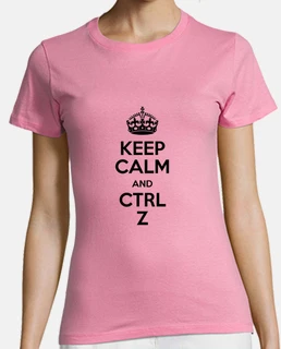 mantener la calma y ctrl z negro