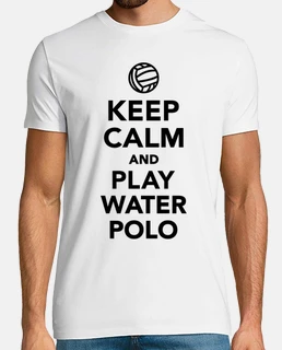 mantener la calma y el juego de waterpolo