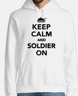 mantener la calma y el soldado en