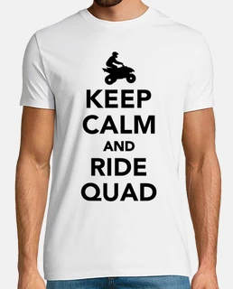 mantener la calma y monte en quad