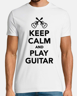 mantener la calma y tocar la guitarra