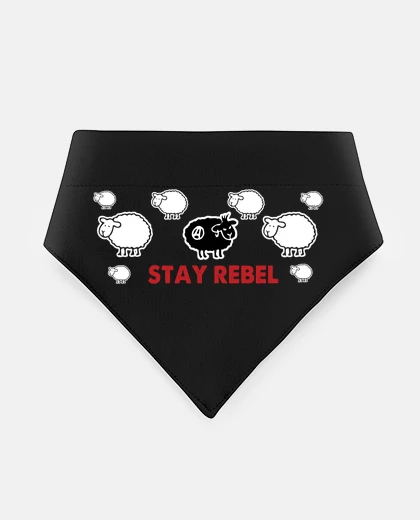 Mascotas mantente rebelde pañuelo