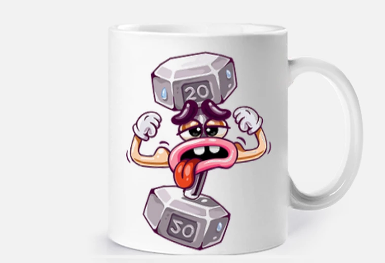 Tazza Da Caffè Bodybuilding Non È Un Hobby – 300 Ml, Ceramica Nera, Idea Regalo Per Culturisti E Sportivi