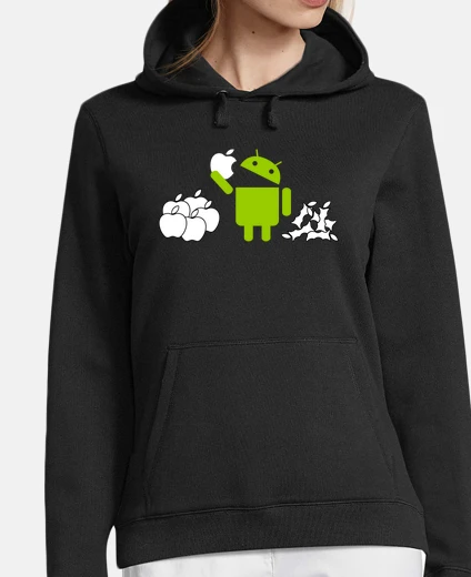 Sudadera manzanas alimenticios android