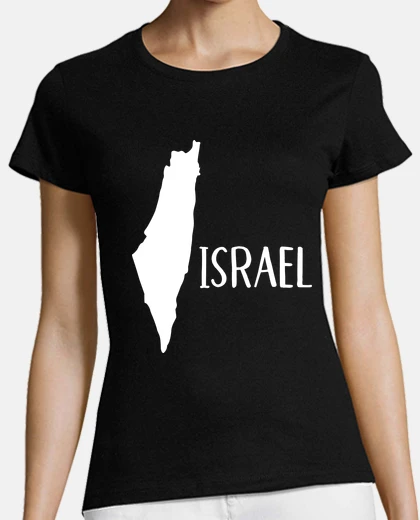 Playera mapa de israel