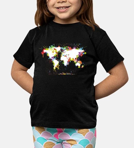 Ropa Mapa Mundi / Mapa Mundo / Colores