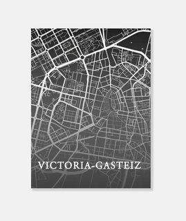 Mapa Minimalista Victoria-Gasteiz