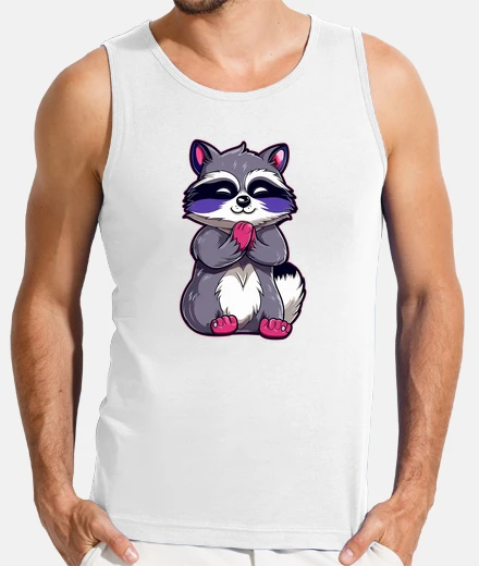Camiseta mapache astuto