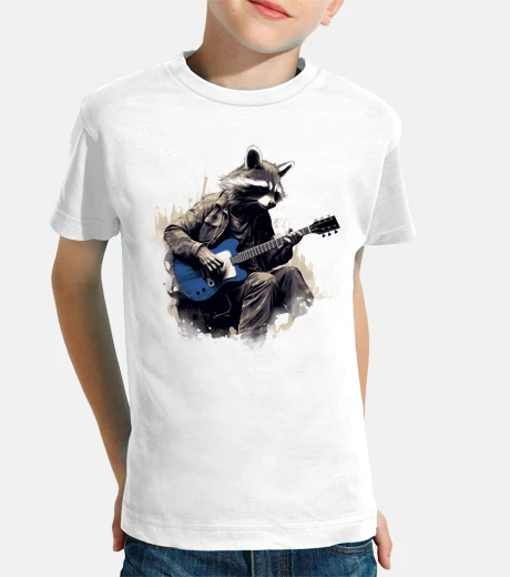 Ropa mapache guitarrista personalizable