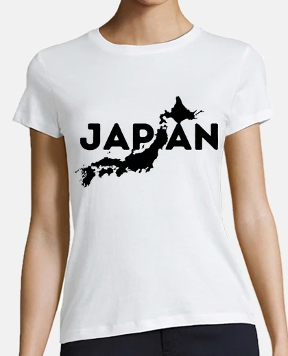 T-shirt mappa del giappone