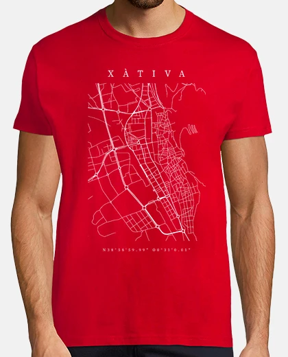 T-shirt mappa xàtiva valencia samarreta de xàtiva