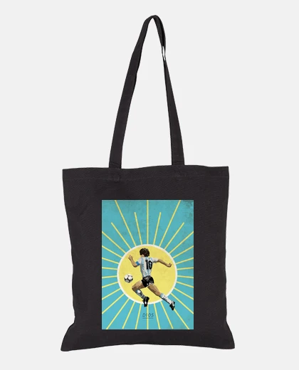 Bag maradona cloth bag, black color