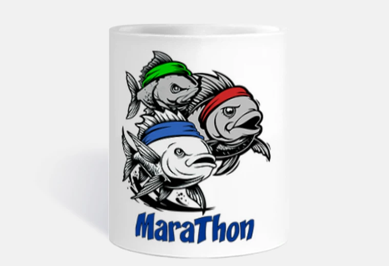 Cup marathon jogging running