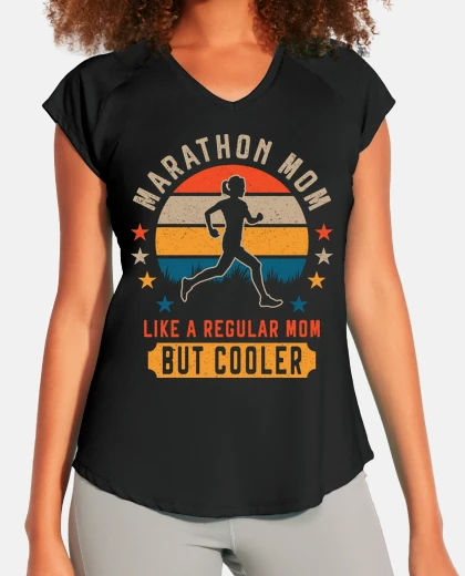 Camiseta maratón corredor mamá enfriador
