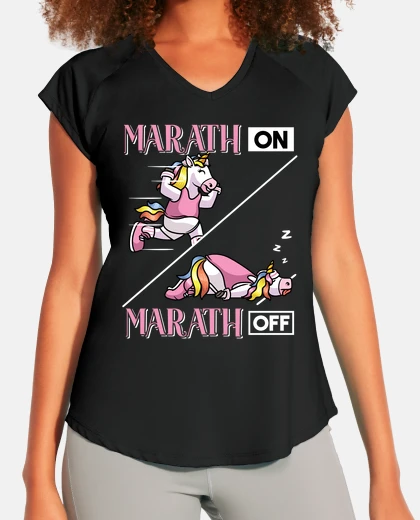 T-shirt maratoneta unicorno maratoneta