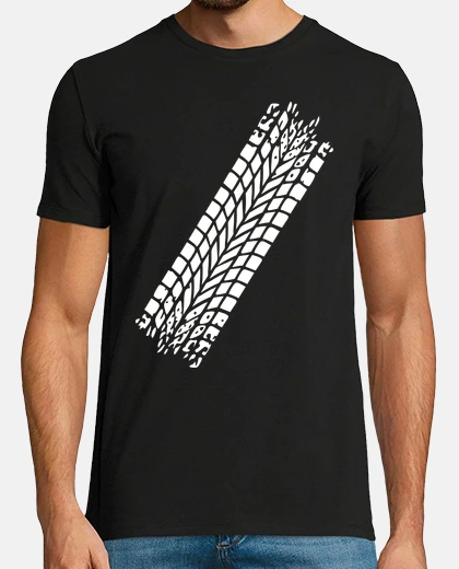 Camiseta marcas de neumáticos