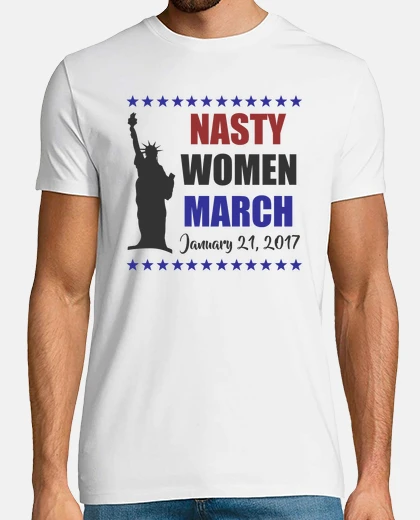 Playera marcha de mujeres desagradables