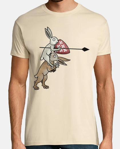 T-shirt marginalia jousting rabbit team