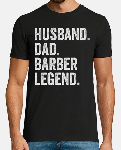 Tee-shirt mari papa barbier légende