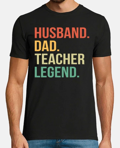 Tee-shirt mari vintage papa professeur légende