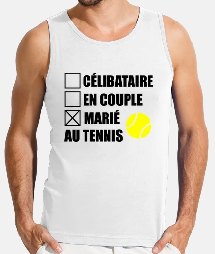 Tee-shirt marié au tennis