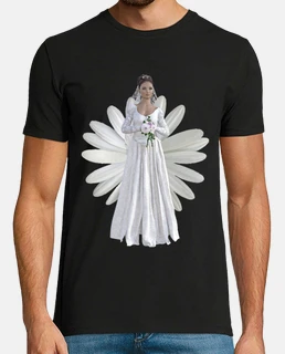 mariée avec fleur