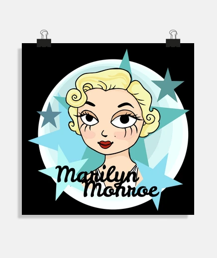 Poster marilyn monroe