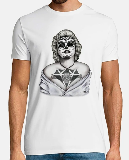 Playera Marilyn Monroe Catrina black and white !!!