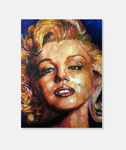 Stampa marilyn monroe tela (30 x 40 cm)