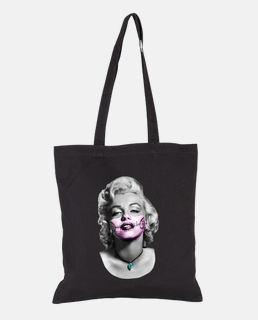 Marilyn Catrina Bolsa de tela, color negro